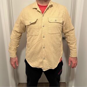 Madewell Beige Button-Up Shirt